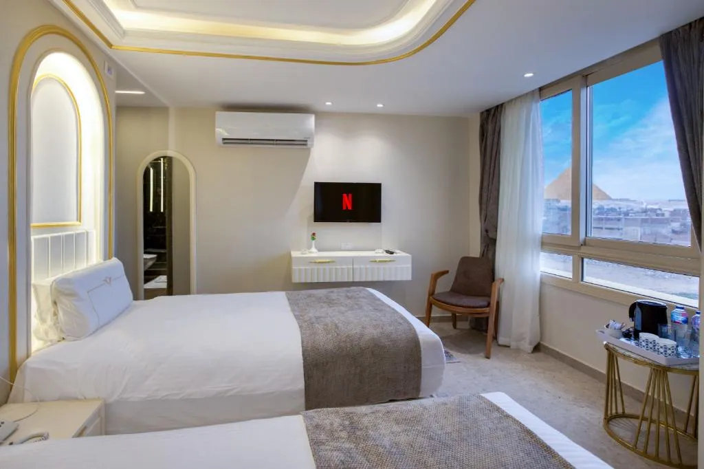 Room DELUXE TWO BEDS Room, Pyramids Plateau Hotel, Cairo