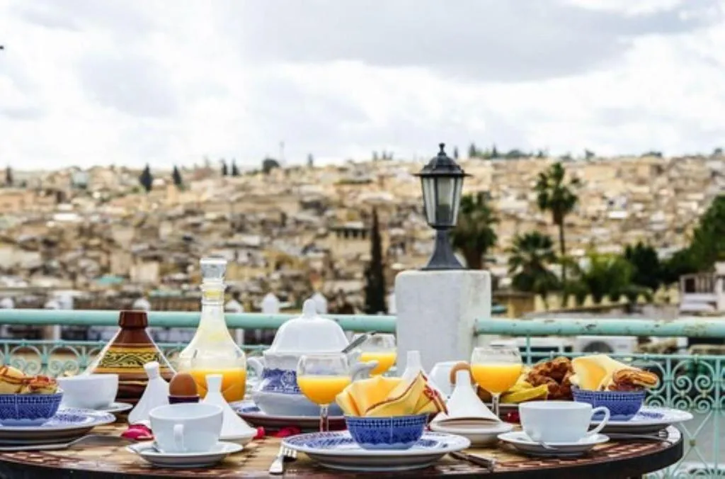 Restaurant, Riad Arabesque, Fez