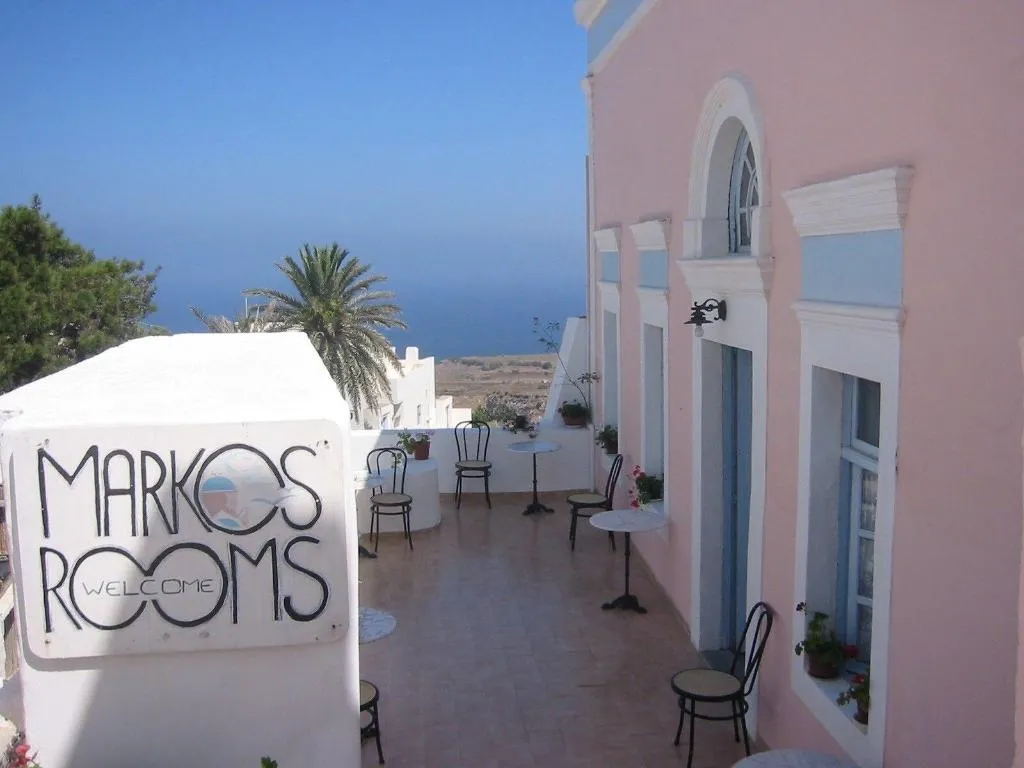 General view, Marcos Rooms, Santorini