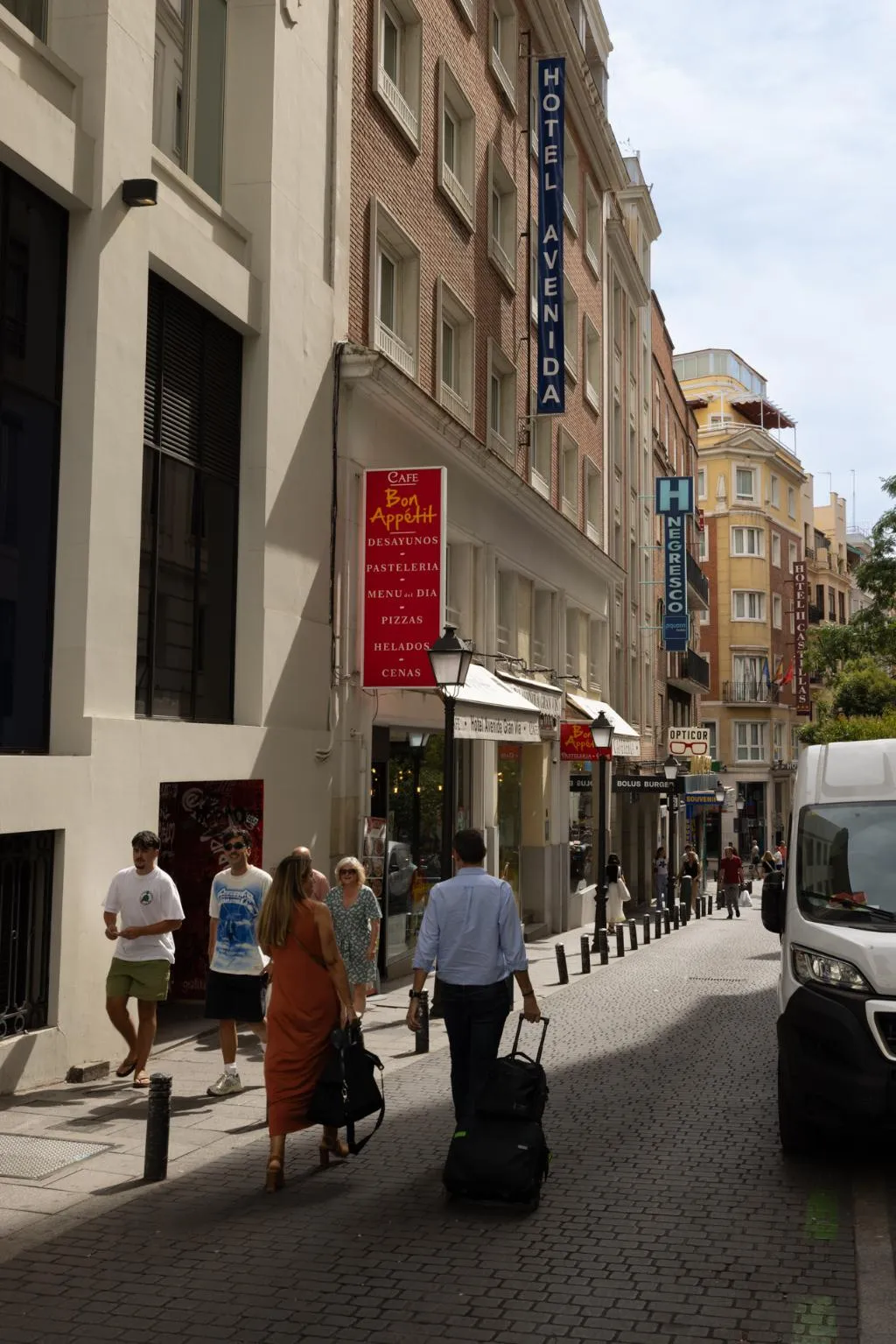General view, Avenida Gran Via, Madrid