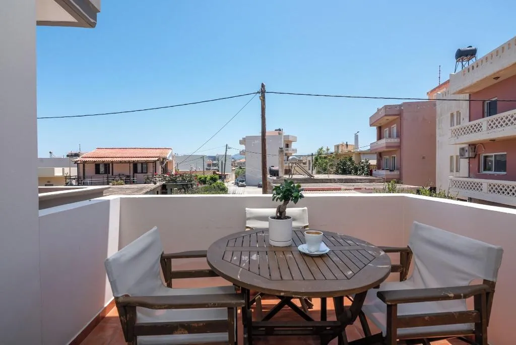 Terrace, Christina Beach Hotel, Crete