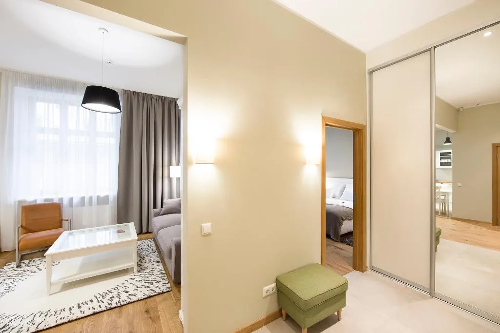 APARTMENT ONE BEDROOM ONE BATHROOM Room, Riga Lux Apartments Skolas Street 20, Riga