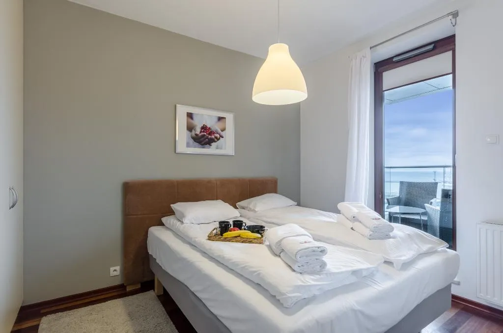 APARTMENT SEA VIEW WITH BALCONY Room, Dom & House - Apartments Sea Towers, Gdansk