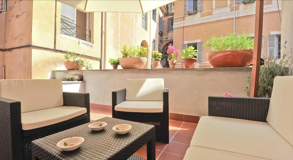 Terrace, History Suite, Rome
