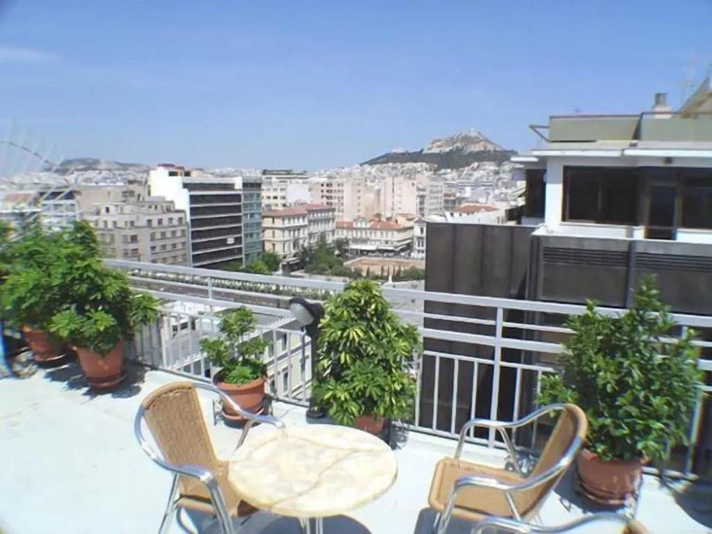 Terrace, Economy Hotel Athens, Athens