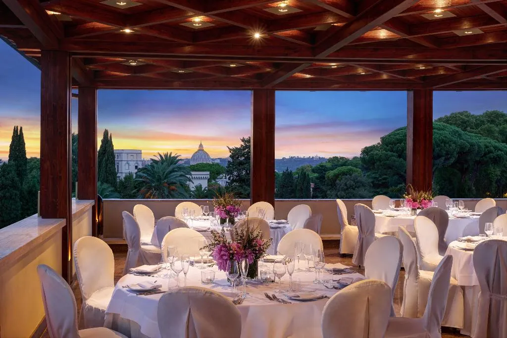 Terrace, Grand Hotel del Gianicolo, Rome