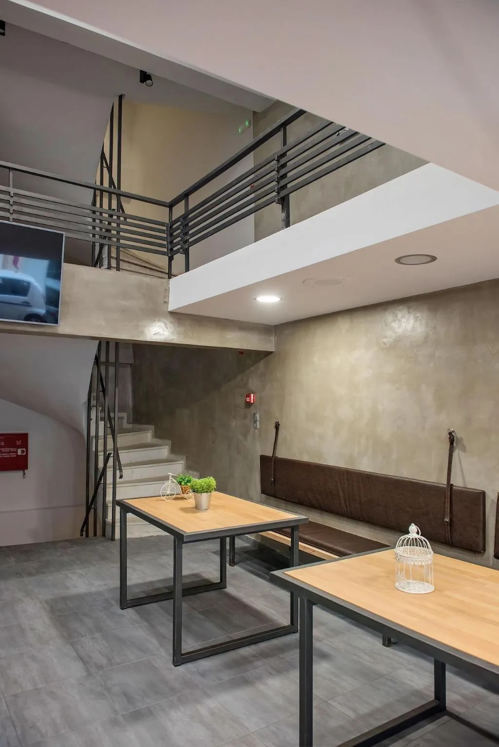 Lobby, Bedbox Hostel, Athens