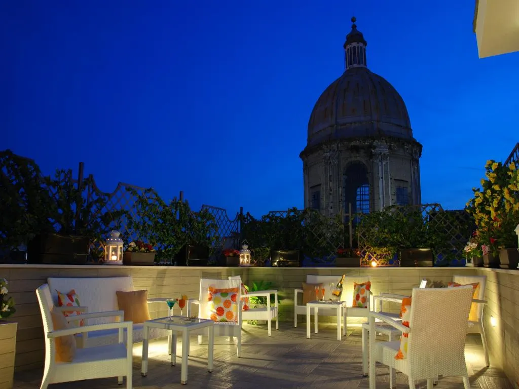 Terrace, Hotel San Pietro, Naples