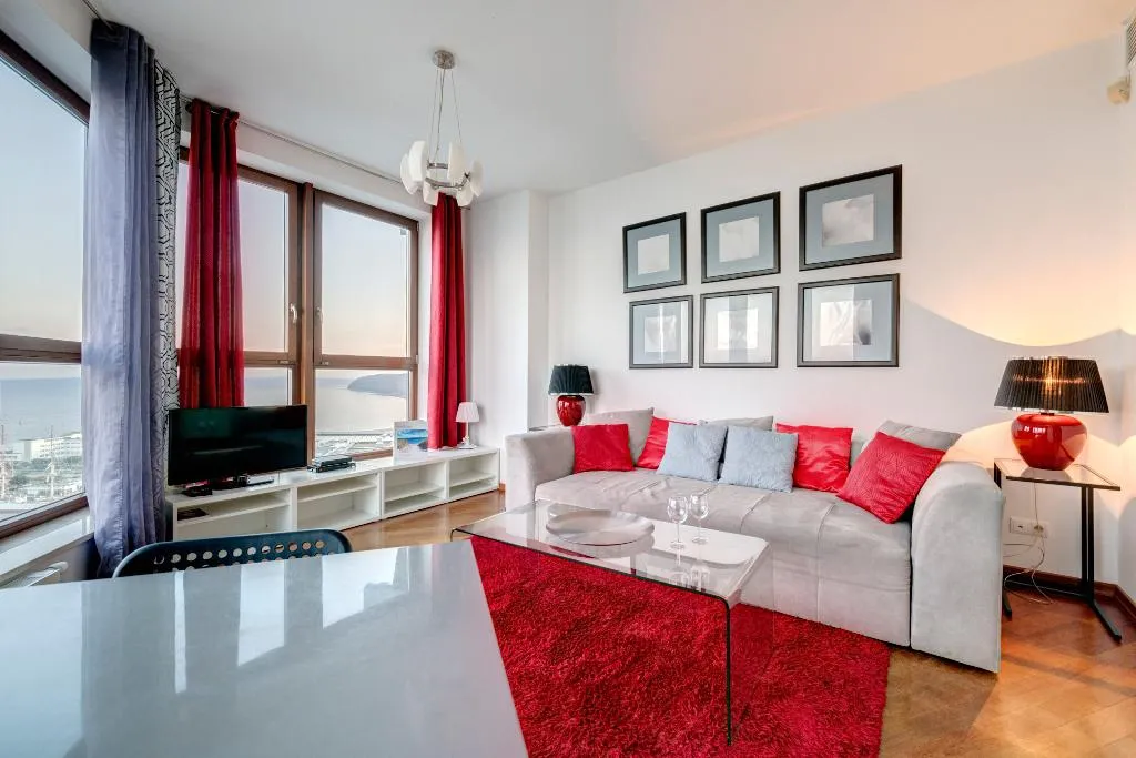 APARTMENT SEA VIEW ONE BEDROOM Room, Dom & House - Apartments Sea Towers, Gdansk