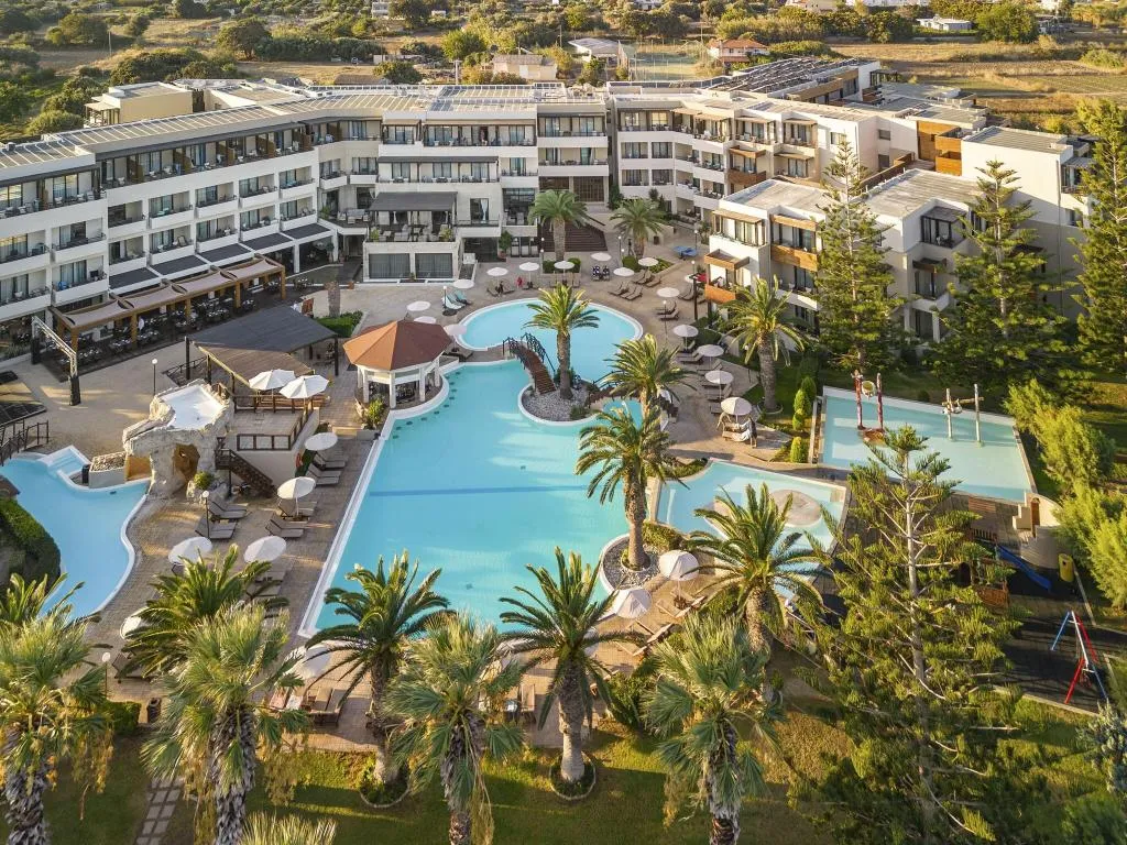 General view, D'Andrea Mare Beach Hotel, Rhodes