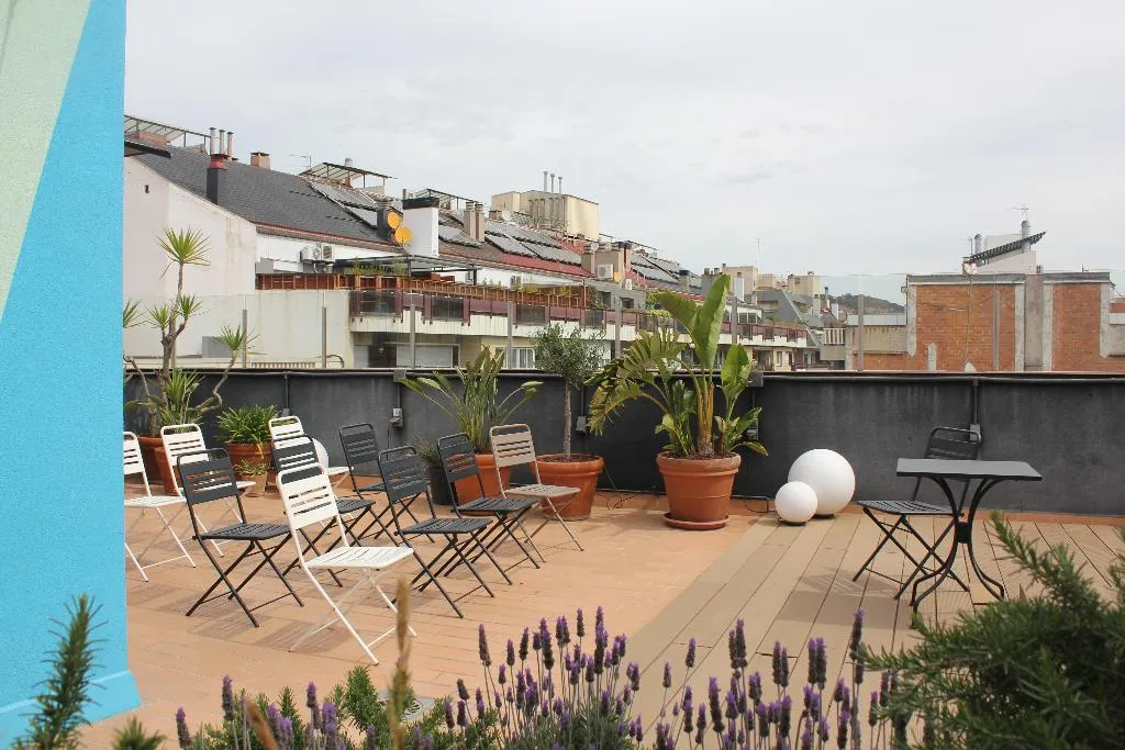 Terrace, Pol & Grace Hotel, Barcelona