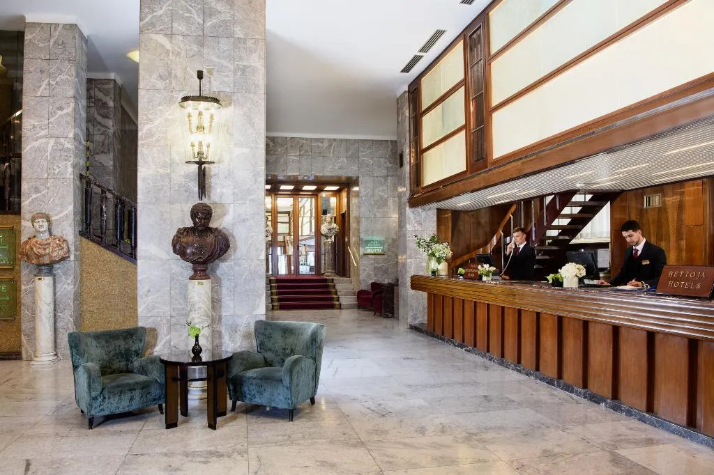 Lobby, Bettoja Hotel Mediterraneo, Rome