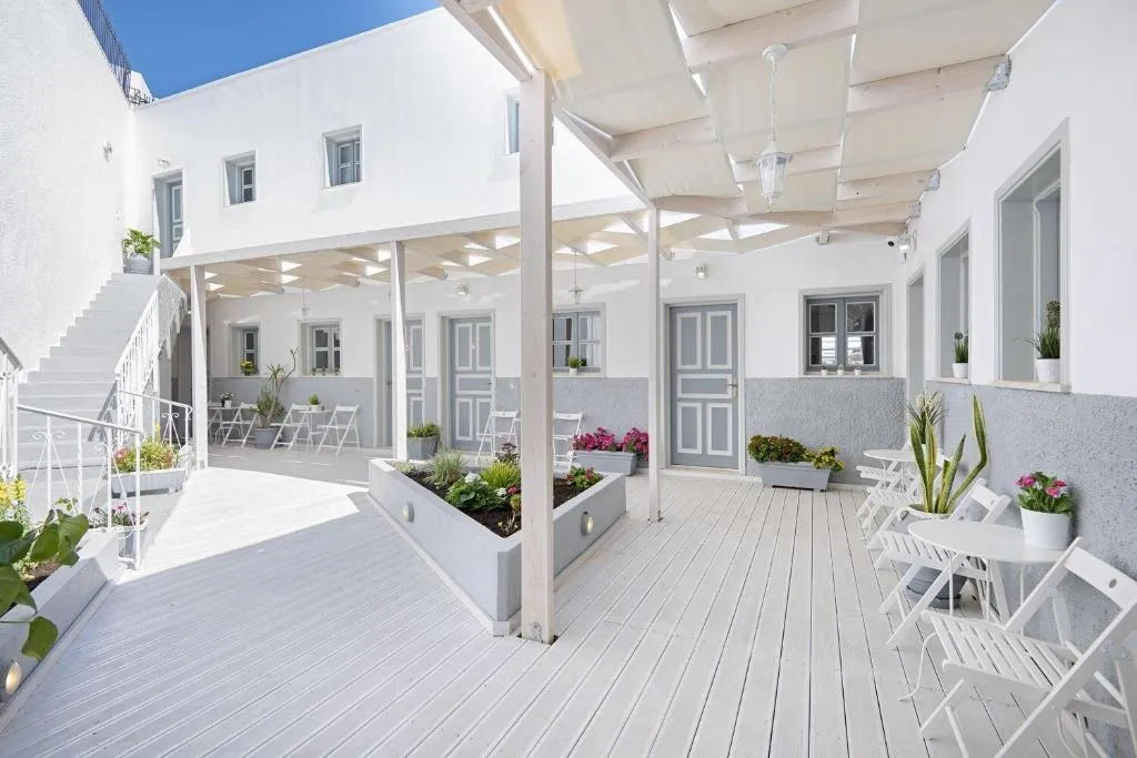 Terrace, Lindos Harmony Suites, Rhodes