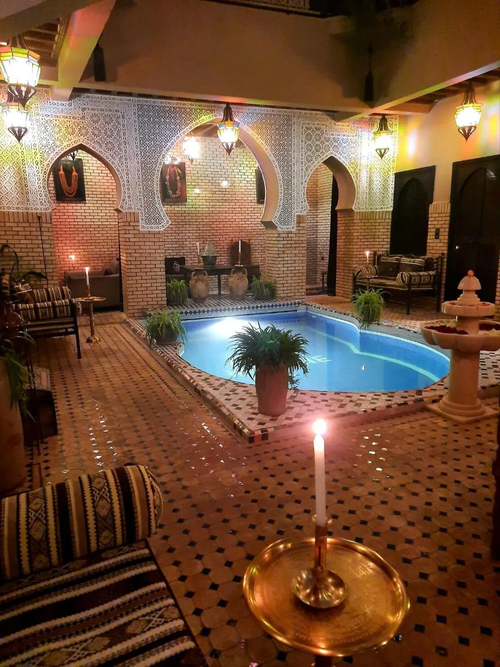 Lobby, Riad Irhalne, Marrakech