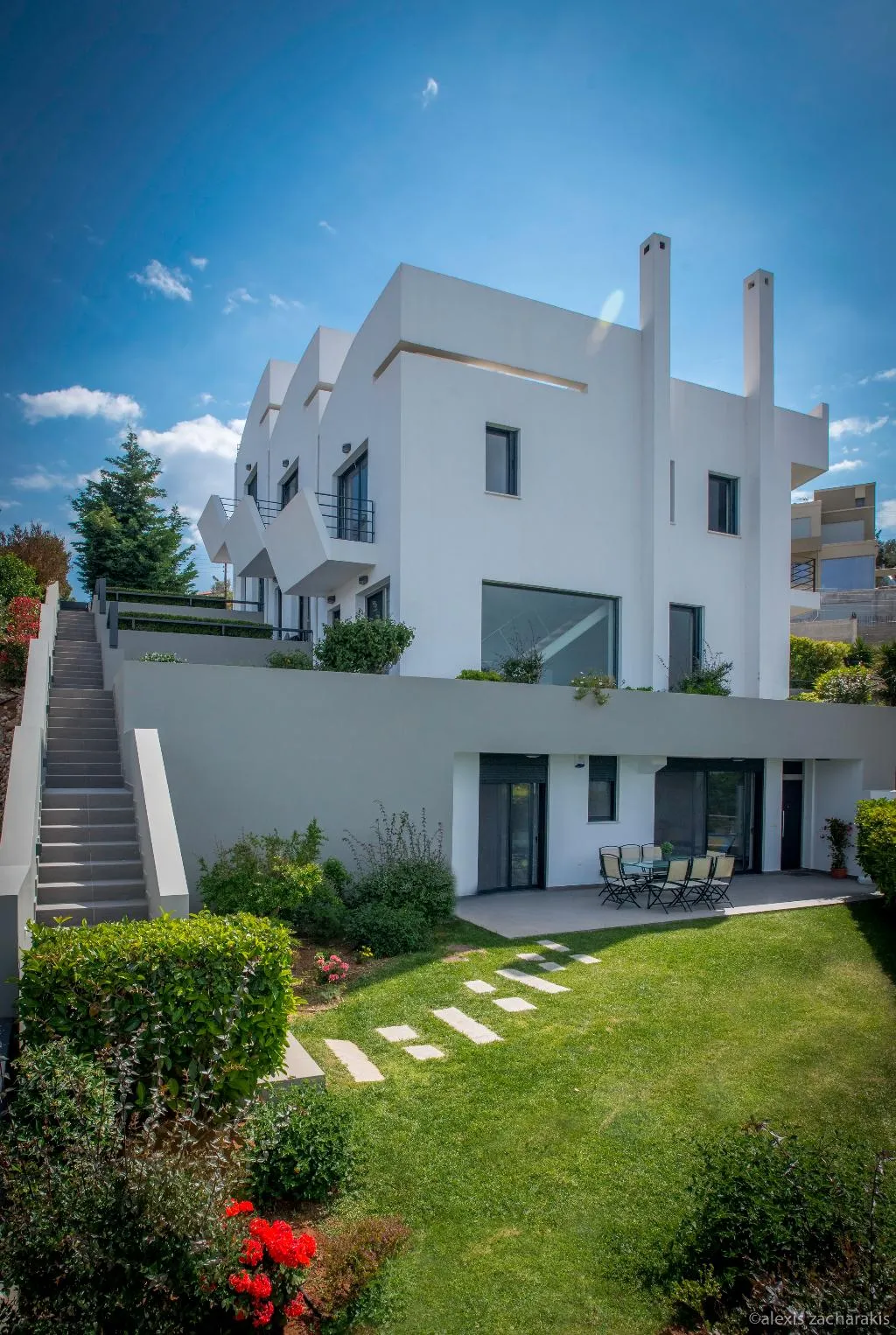 General view, Melissi Villas, Athens
