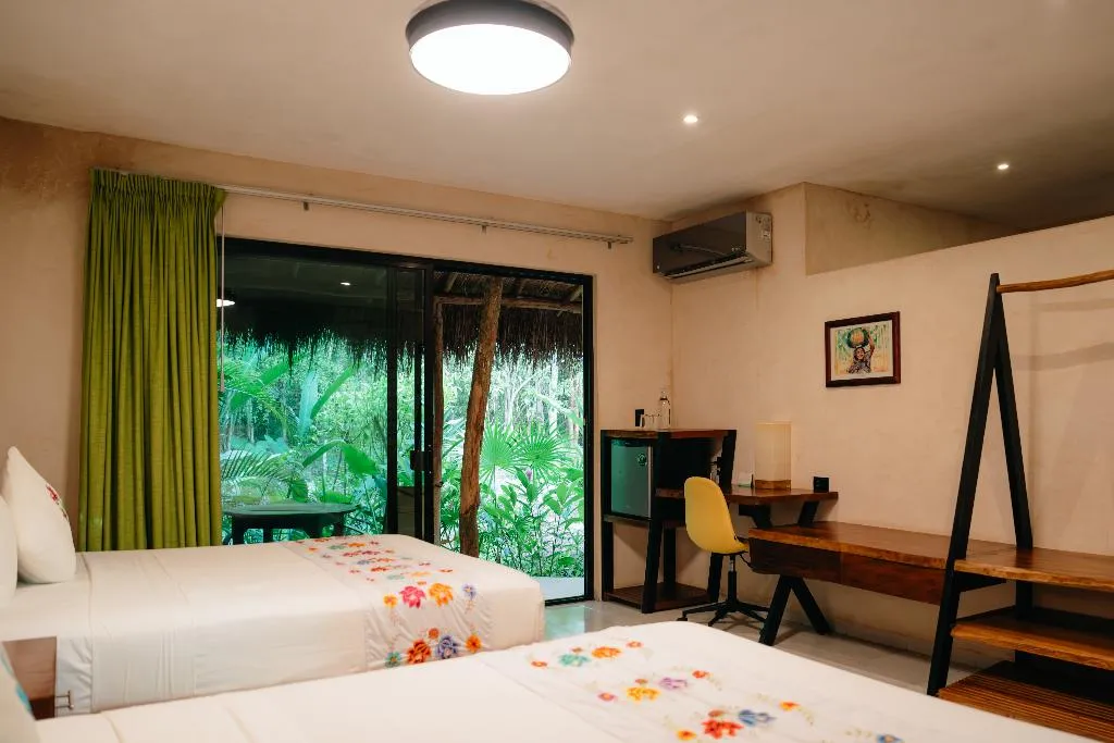 Cabin TWO QUEEN BEDS Room, Aldea Coba an Escape Experience, Cancun Area