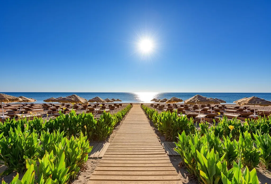 Beach, La Marquise Luxury Resort Complex, Rhodes