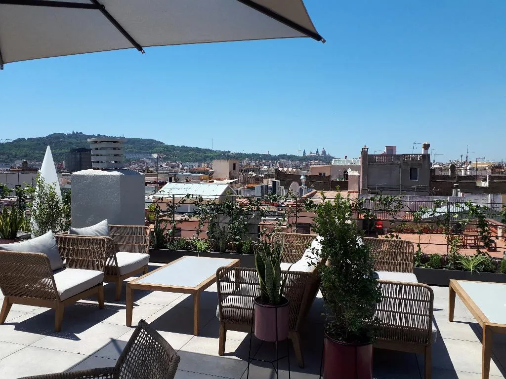 Terrace, Silken Ramblas, Barcelona