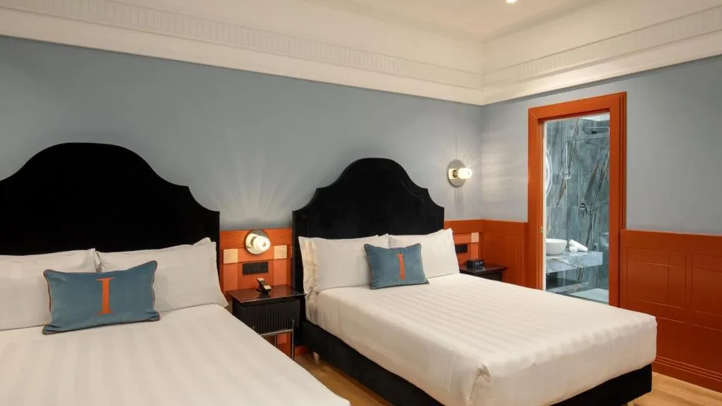 SUITE TWO DOUBLE BEDS Room, The Independent Hotel, Rome