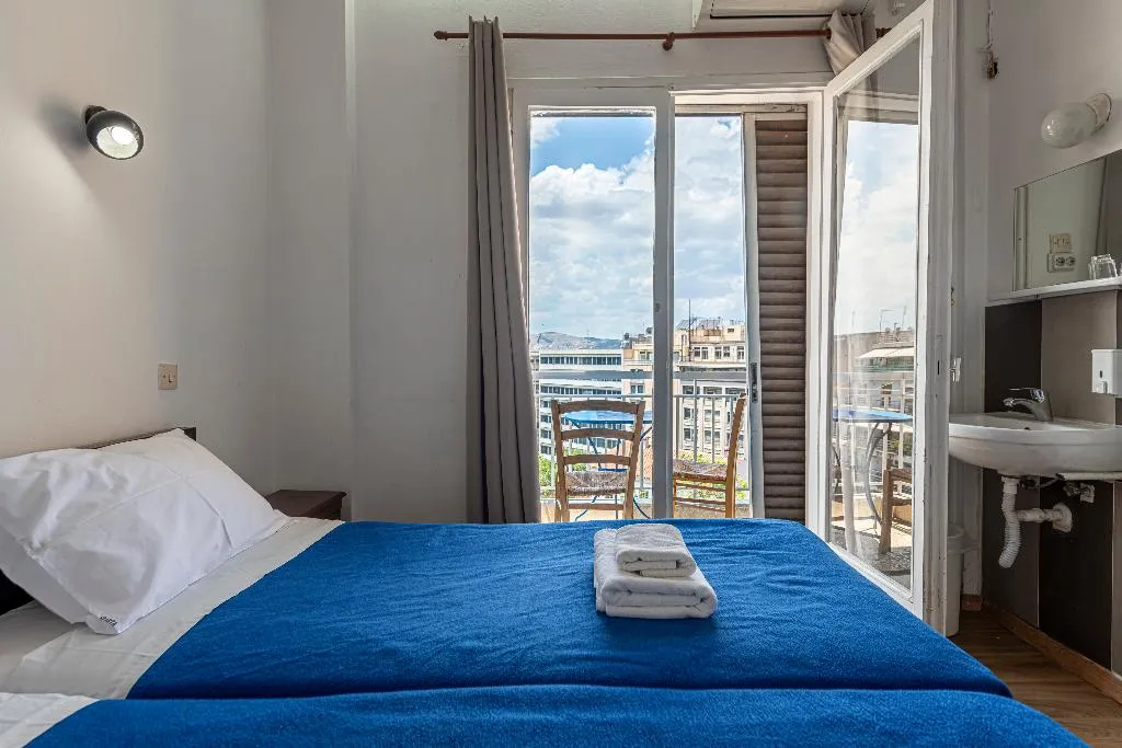 Double or Twin WITH SHARED BATHROOM Room, Sparta Team Hotel- Hostel, Athens