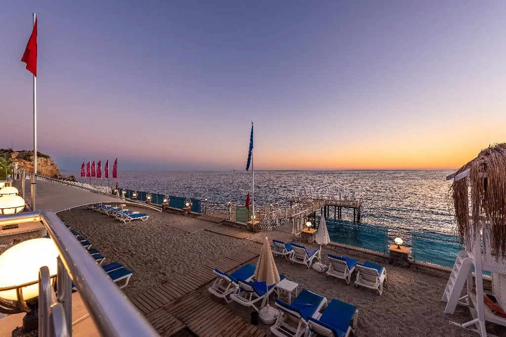 Beach, White City Beach Hotel, Antalya