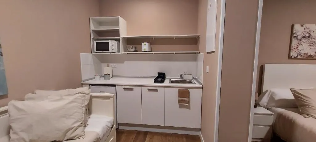 QUADRUPLE ONE BEDROOM ONE BATHROOM Room, El Palacete De La Almudayna, Madrid