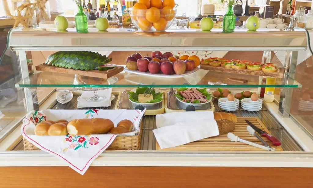 Restaurant, Golden Bay Apartments-Garden Haven, Crete