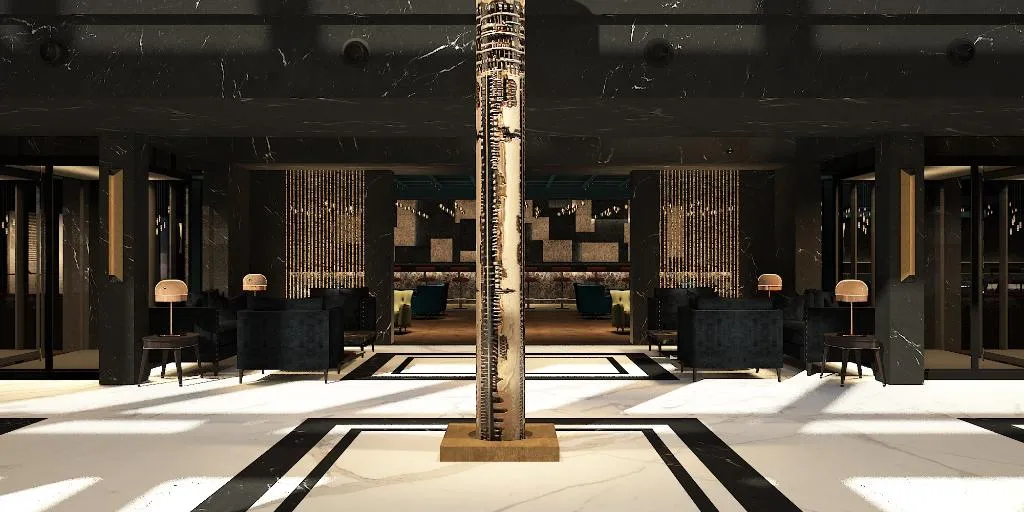 Lobby, Hilton Rome Eur La Lama, Rome