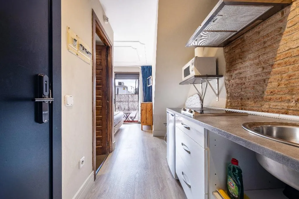STUDIO CAPACITY 1 Room, AinB Picasso-Corders Apartments, Barcelona