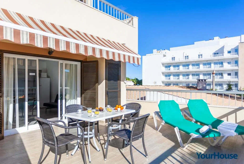 Terrace, Acapulco Apartments, Majorca