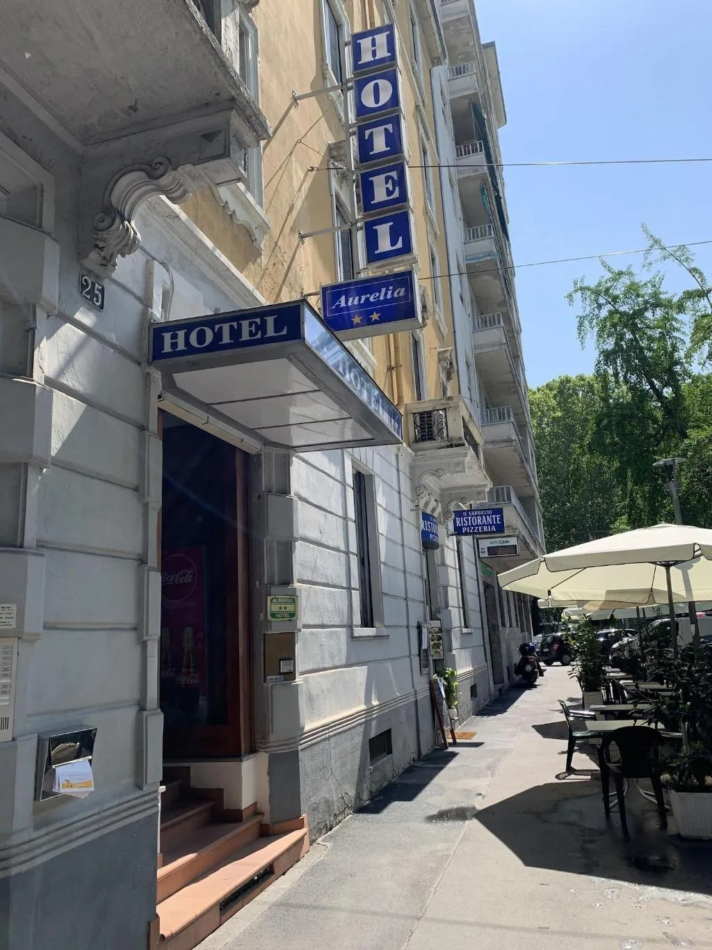 General view, Hotel Aurelia, Milan