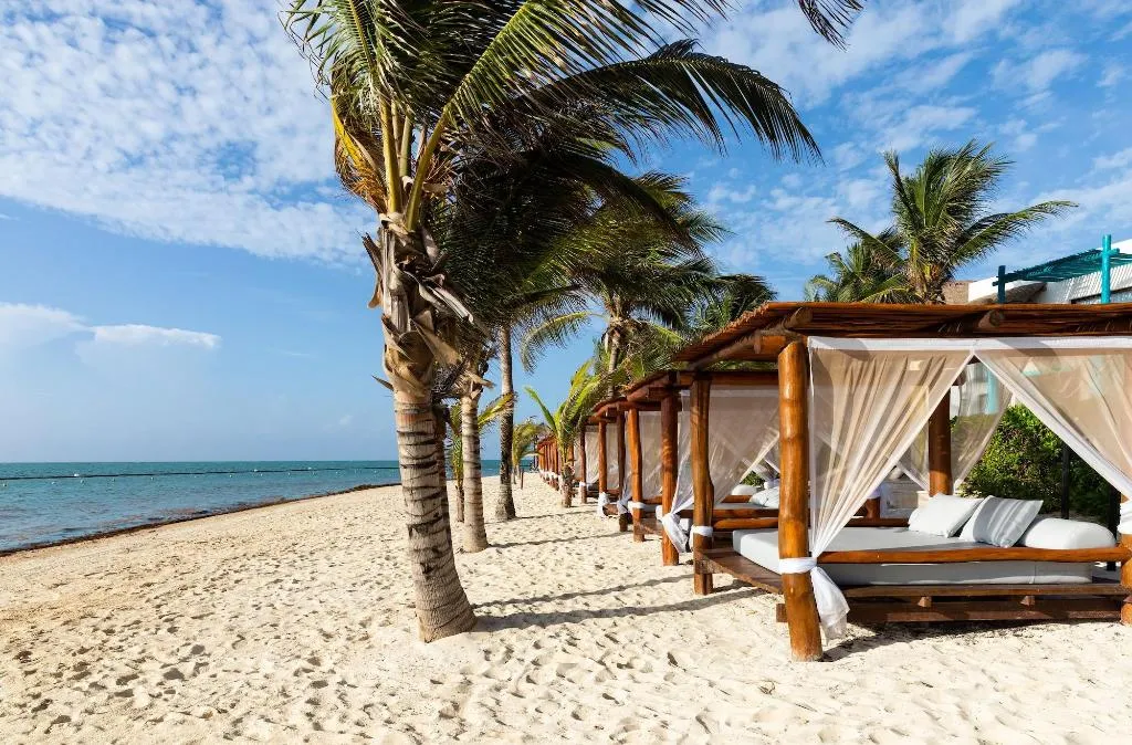 Beach, NUEVO! Margaritaville Island Reserve Riviera Cancu, Cancun Area