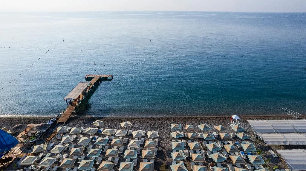 Beach, Si̇Mena Comfort Hotel, Antalya