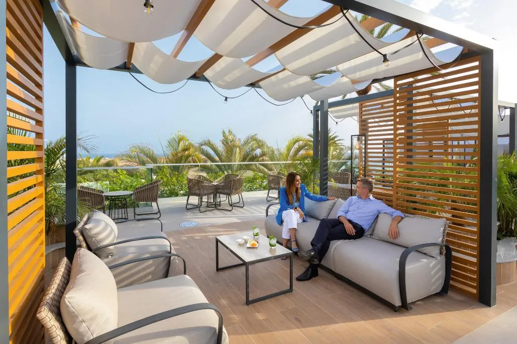 Terrace, Hotel Riu Palace Maspalomas - Adults Only, Gran Canaria
