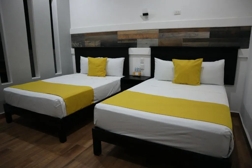 QUADRUPLE WITH DOUBLE BED Room, Hotel Zibahun, Cancun Area