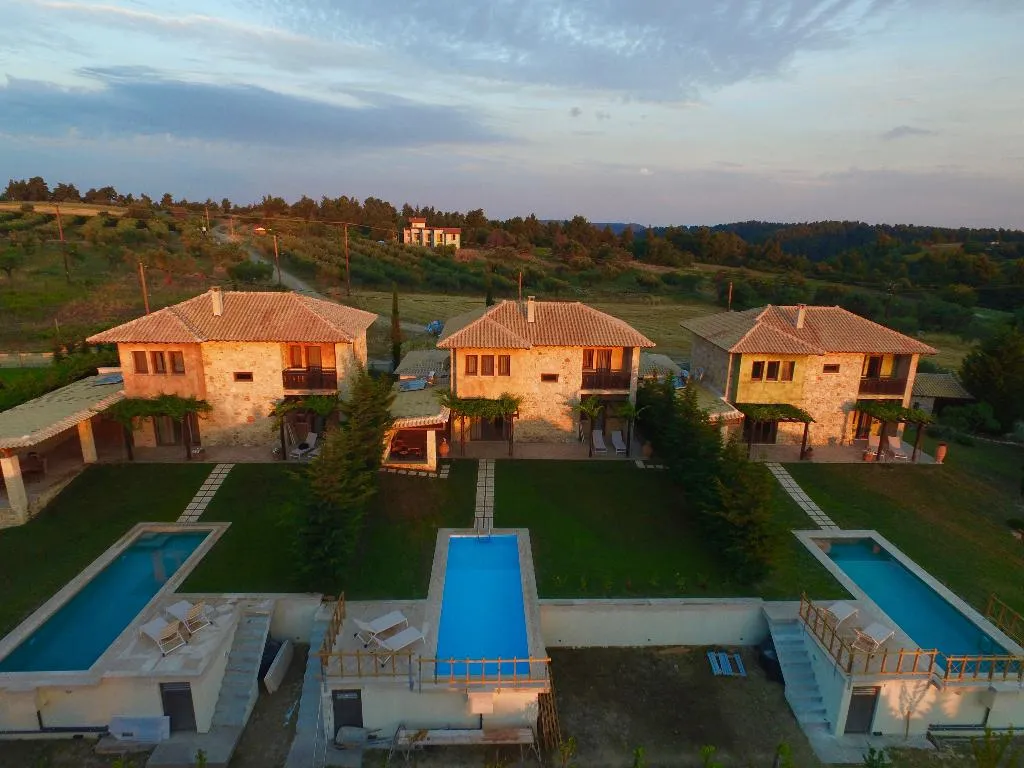 VILLA THREE BEDROOMS WITH PRIVATE POOL Room, Fruit Garden Villas, Halkidiki