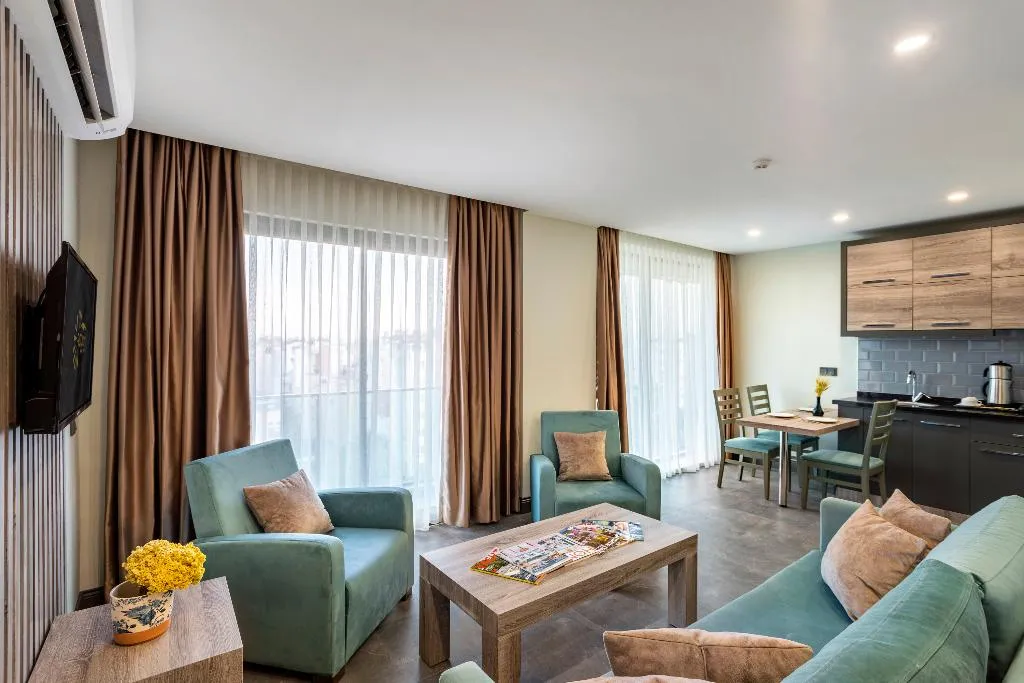 Room TWO DOUBLE BEDS Room, Rodinn Park Hotel, Antalya
