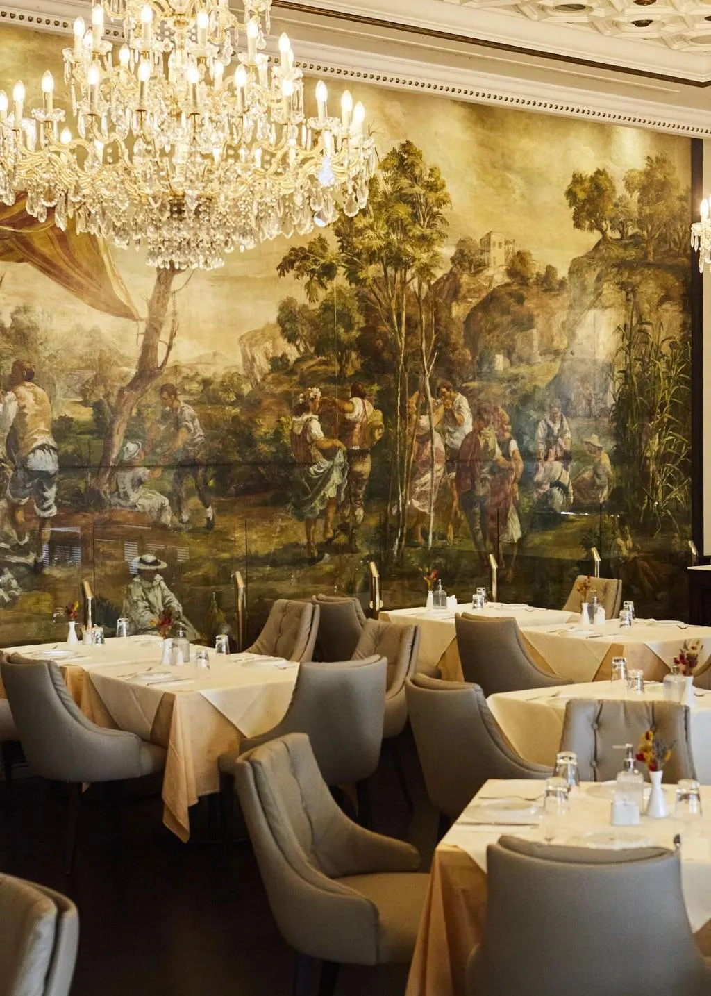 Restaurant, Grande Albergo Delle Rose, Rhodes