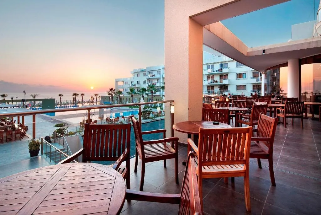 Terrace, Blue Lagoon Kosher Hotel, Cyprus