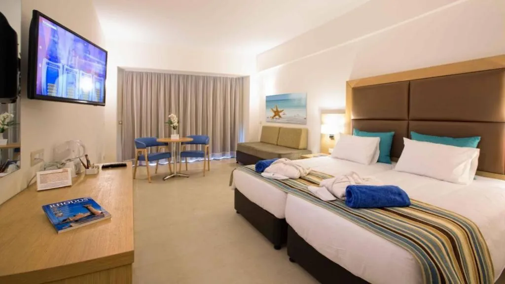 Double or Twin SEA VIEW Room, Asterias Beach Resort, Rhodes