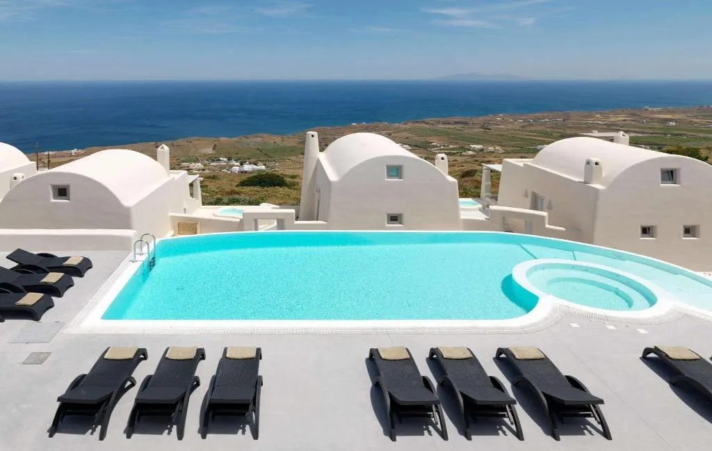 SUITE KING SIZE BED Room, Dome Resort Santorin, Santorini