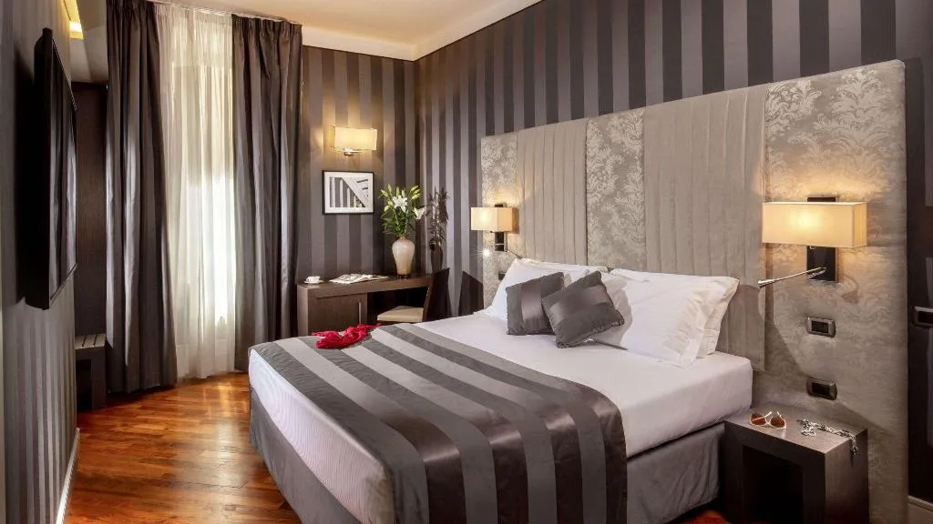 Room, Monti Palace Hotel, Rome
