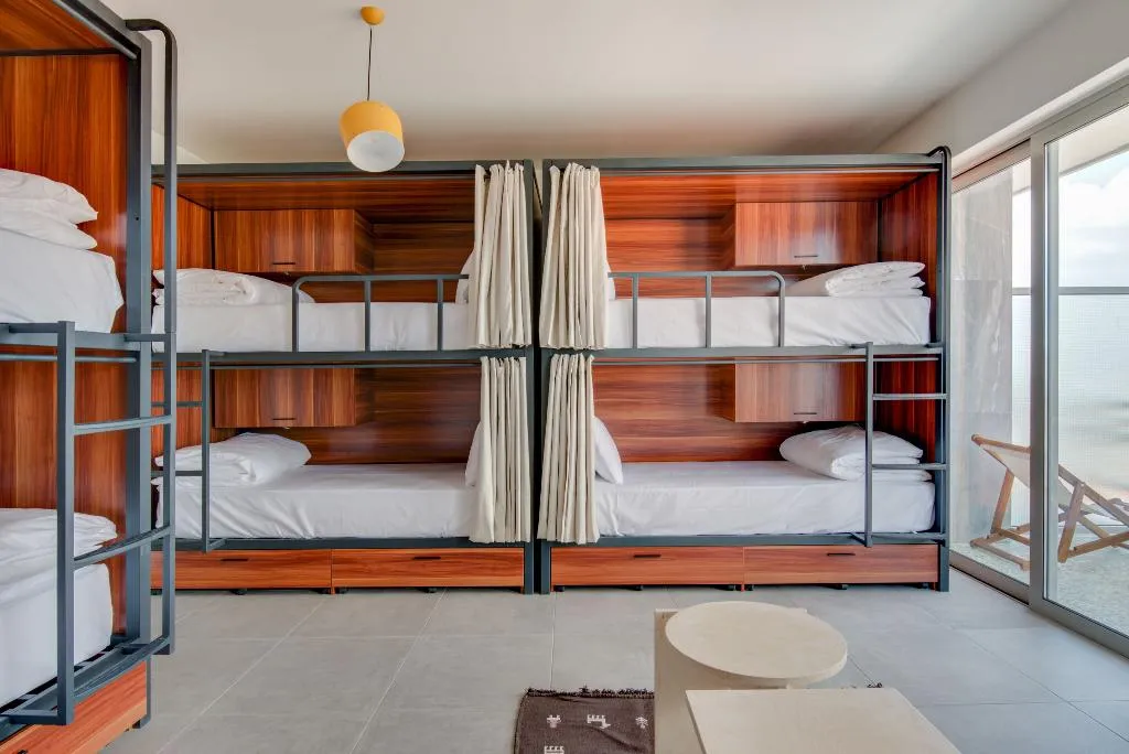Bed in dormitory BUNK BED Room, Selina Theatrou Athens, Athens