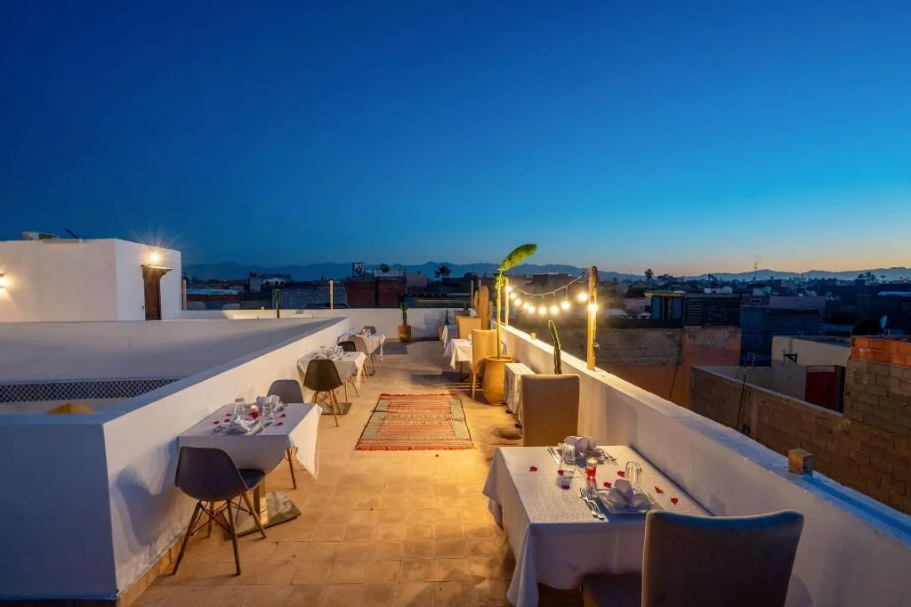 Terrace, Riad Zahrat Al Sahara, Marrakech