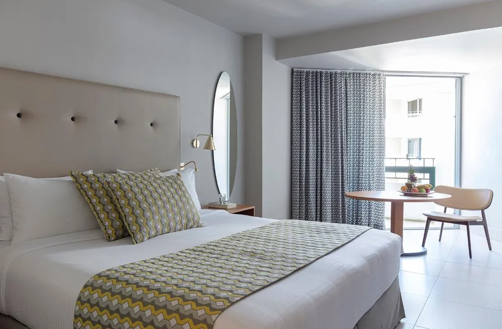 Double or Twin PARTIAL OCEAN VIEW TWO DOUBLE BEDS Room, Aquila Porto Rethymno, Crete