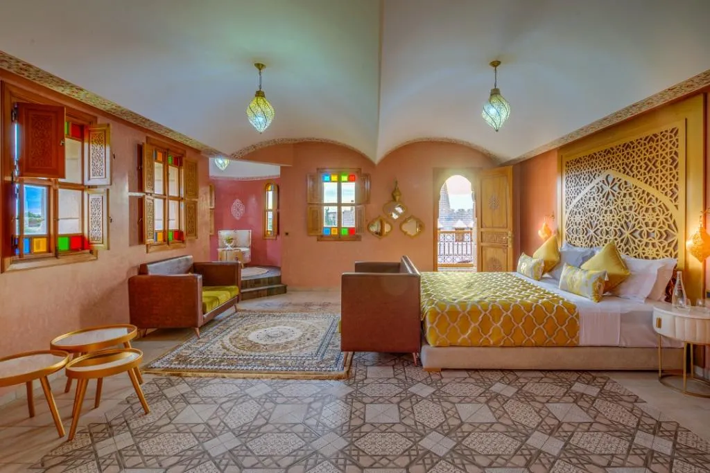 QUADRUPLE TWO BEDROOMS ONE BATHROOM Room, Atlas Castle, Marrakech