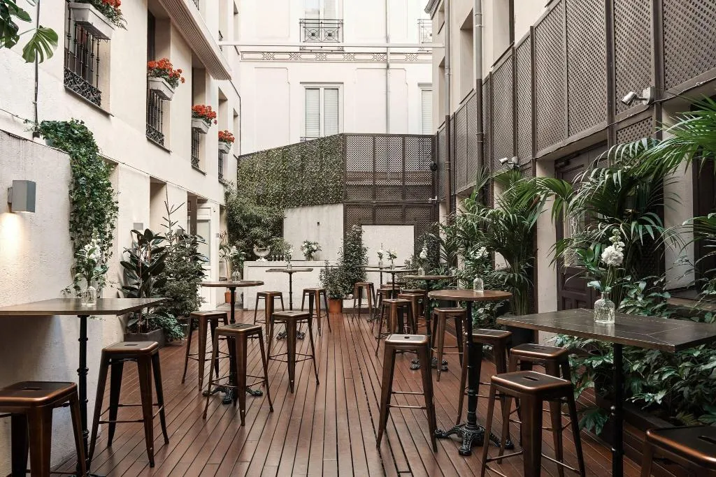 Terrace, Hospes Puerta de Alcalá, Madrid