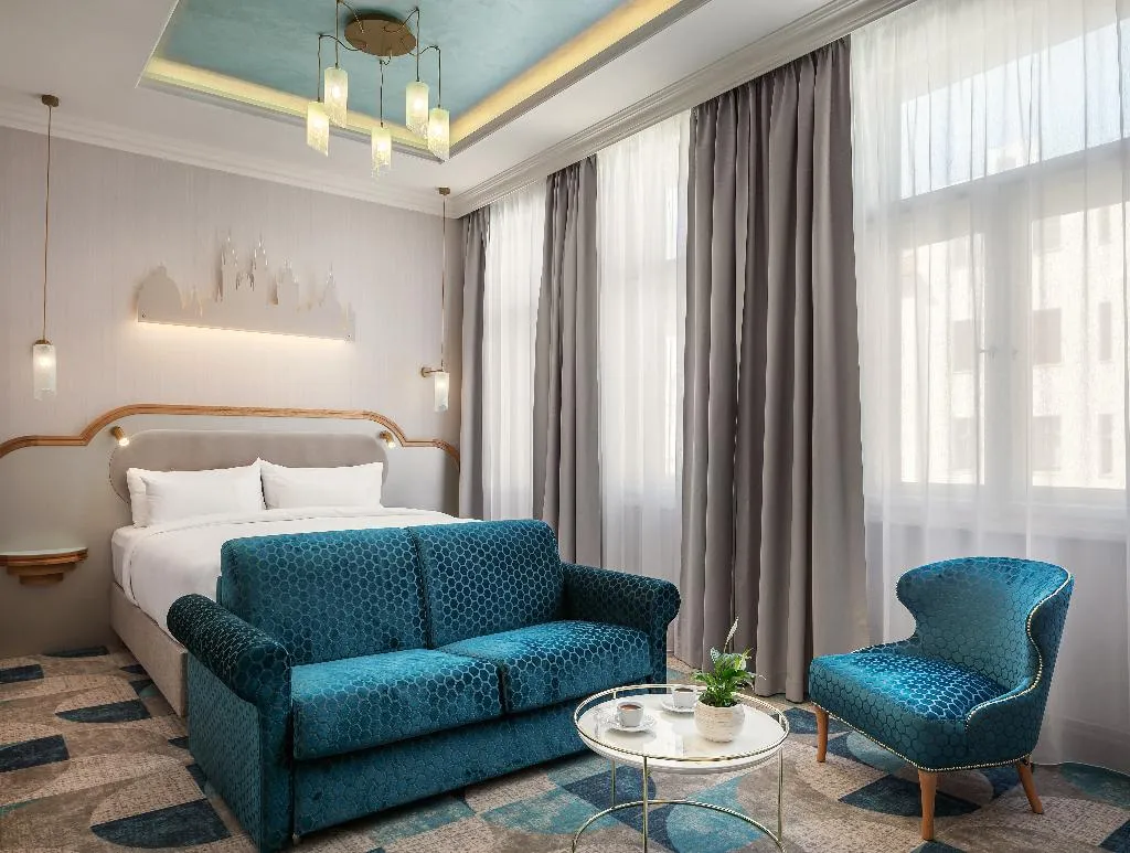 DOUBLE DELUXE WITH BALCONY Room, Allure Hotel & Residence Prague, Prague
