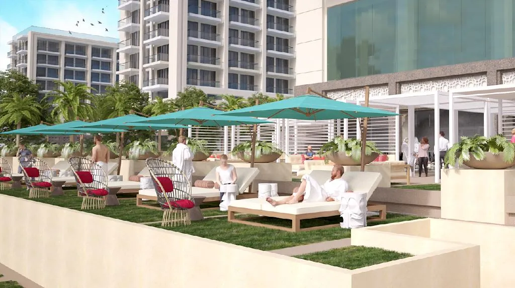 Terrace, Hilton Dubai Palm Jumeirah, Dubai