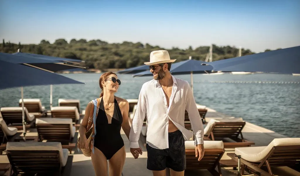 Beach, Monte Mulini Adults Exclusive hotel by Maistra, Istria